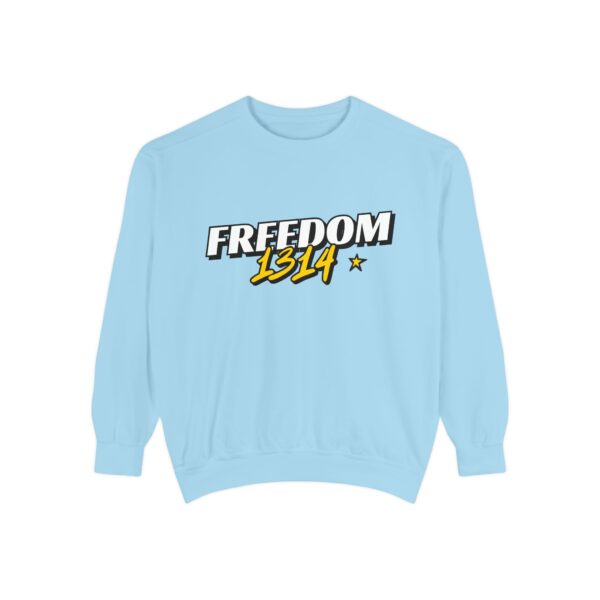 Freedom 1814 Unisex Garment-Dyed Sweatshirt | Casual Fashion, Cozy Gift, Streetwear Style, Everyday Wear, Comfortable Layering - Image 45