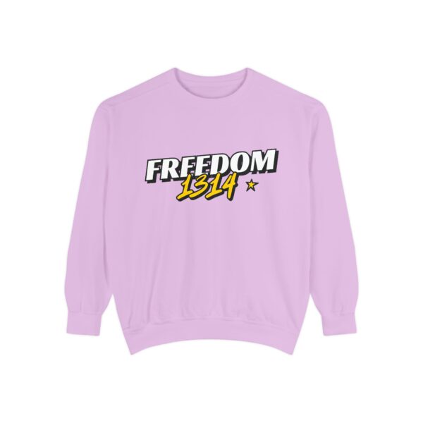 Freedom 1814 Unisex Garment-Dyed Sweatshirt | Casual Fashion, Cozy Gift, Streetwear Style, Everyday Wear, Comfortable Layering - Image 65